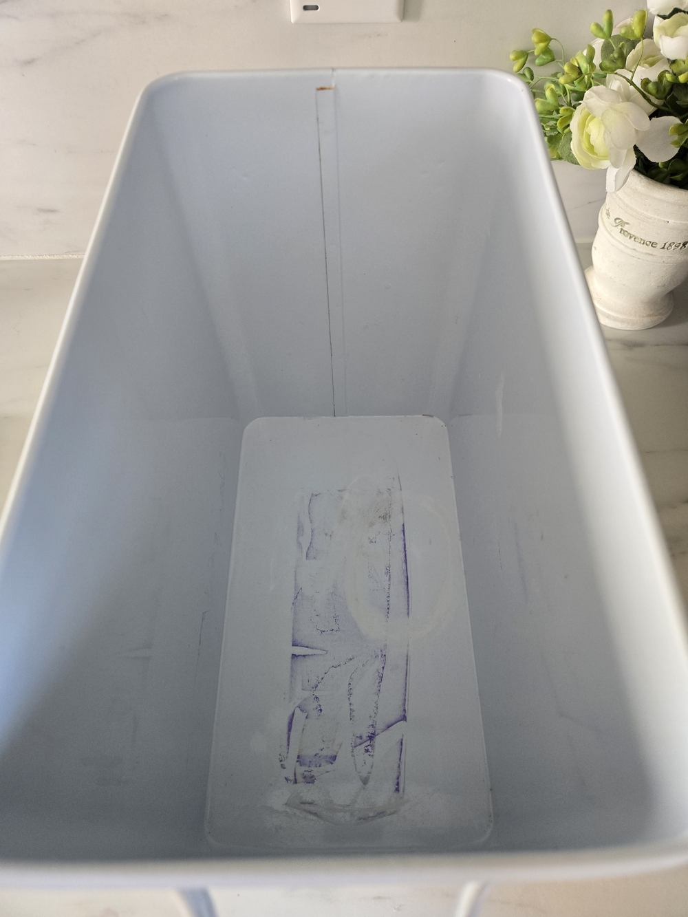 VINTAGE RESTORATION HARDWARE METAL "Laundry" Storage Bin with LID - Picture 6 of 9